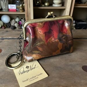 Patricia Nash Leather Borse Frame Coin Purse